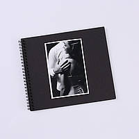 Альбом на пружині 20х23 см 20 сторінок Чорний