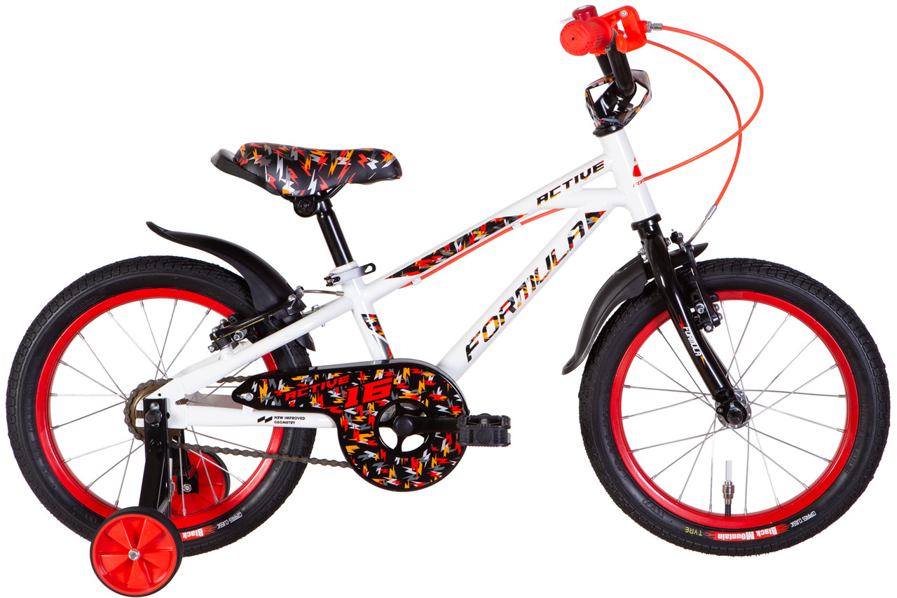 Дитячий велосипед 16" Formula ST ACTIVE Vbr на зріст 100-115 см білий