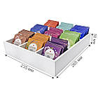 Органайзер для пакетиків чаю на 9 комірок 26.5х23.5х5 cм, білий, фото 2