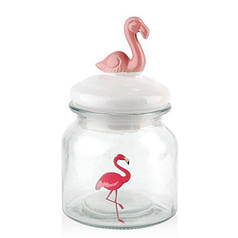 Банка скляна для сипучих Фламінго 0,6 л. 30626