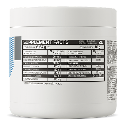 Амінокислотний комплекс OstroVit EAA 200 g Grapefruit, фото 2