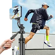 Штатив для телефону з телескопічною ручною Selfie stick С18 Чорний Селфі-палиця для фото та відео, фото 2