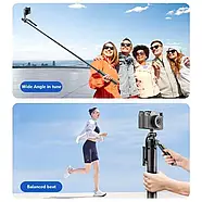 Штатив для телефону з телескопічною ручною Selfie stick С18 Чорний Селфі-палиця для фото та відео, фото 3