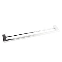 Тримач для рушників COMO 600×110×30 мм подвійний CORSO (9681101)