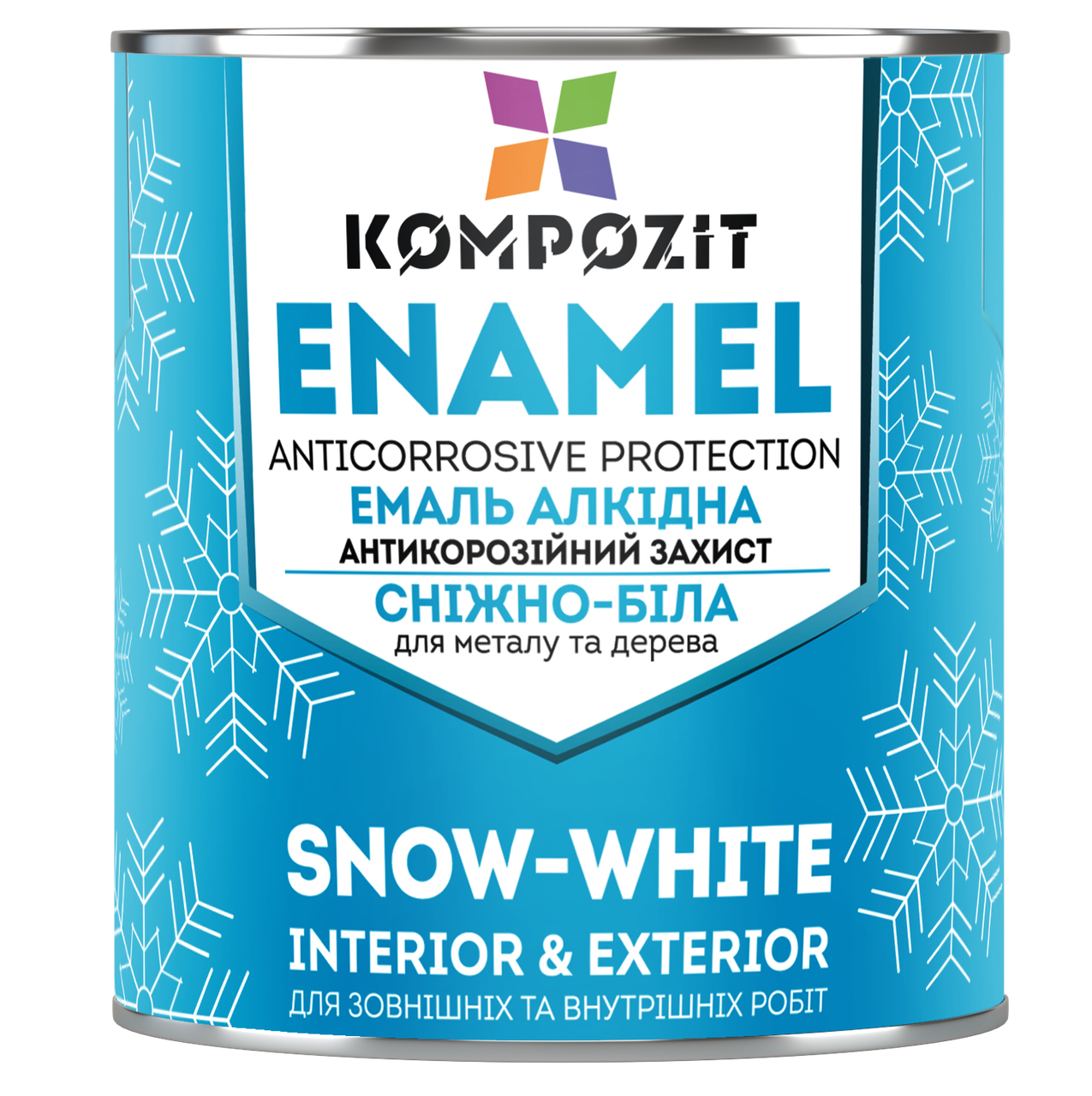 Емаль алкідна сніжно-біла Kompozit®