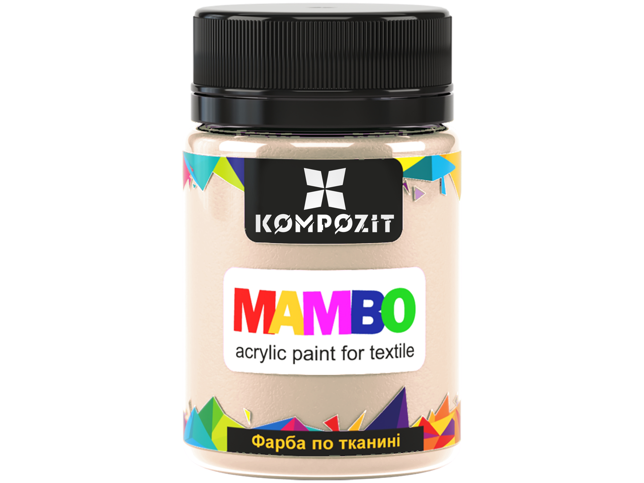 Фарба по тканині Серія "Пастель" МАМВО ART Kompozit, 50 мл, 101 пісочно-бежевий