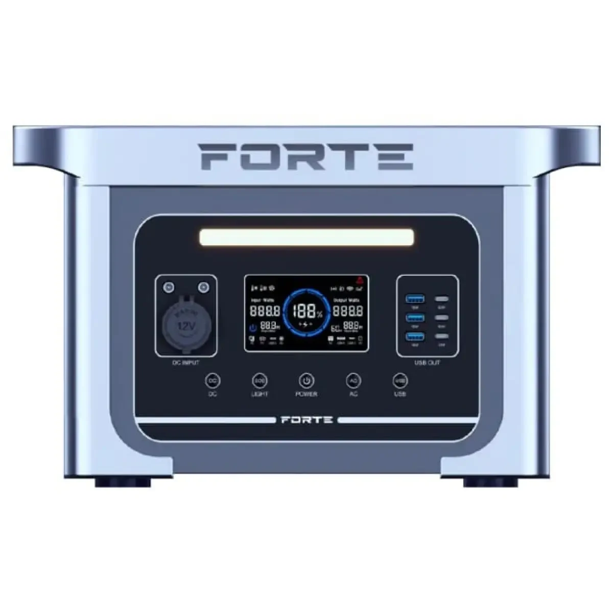 Зарядна станція Forte PS-1024LFP Зарядна станція для квартири Станція заряджання Зарядна станція для ноутбука