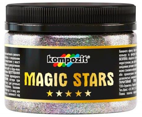 Гліттер MAGIC STARS, 60 г, Срібло