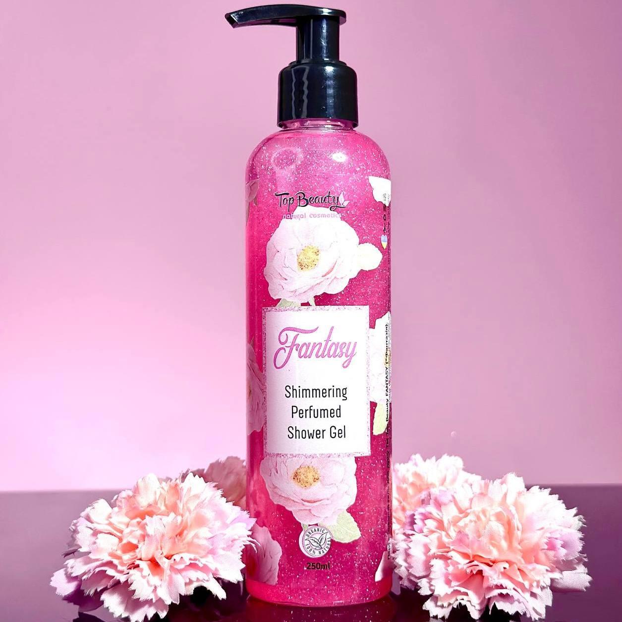 Натуральний гель для душу з шиммером Top Beauty 250 мл