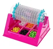 Набір для плетіння браслетів (пластикова основа, верстат, паперові схеми візерунків, бісер, у коробці) MBK 557, фото 4