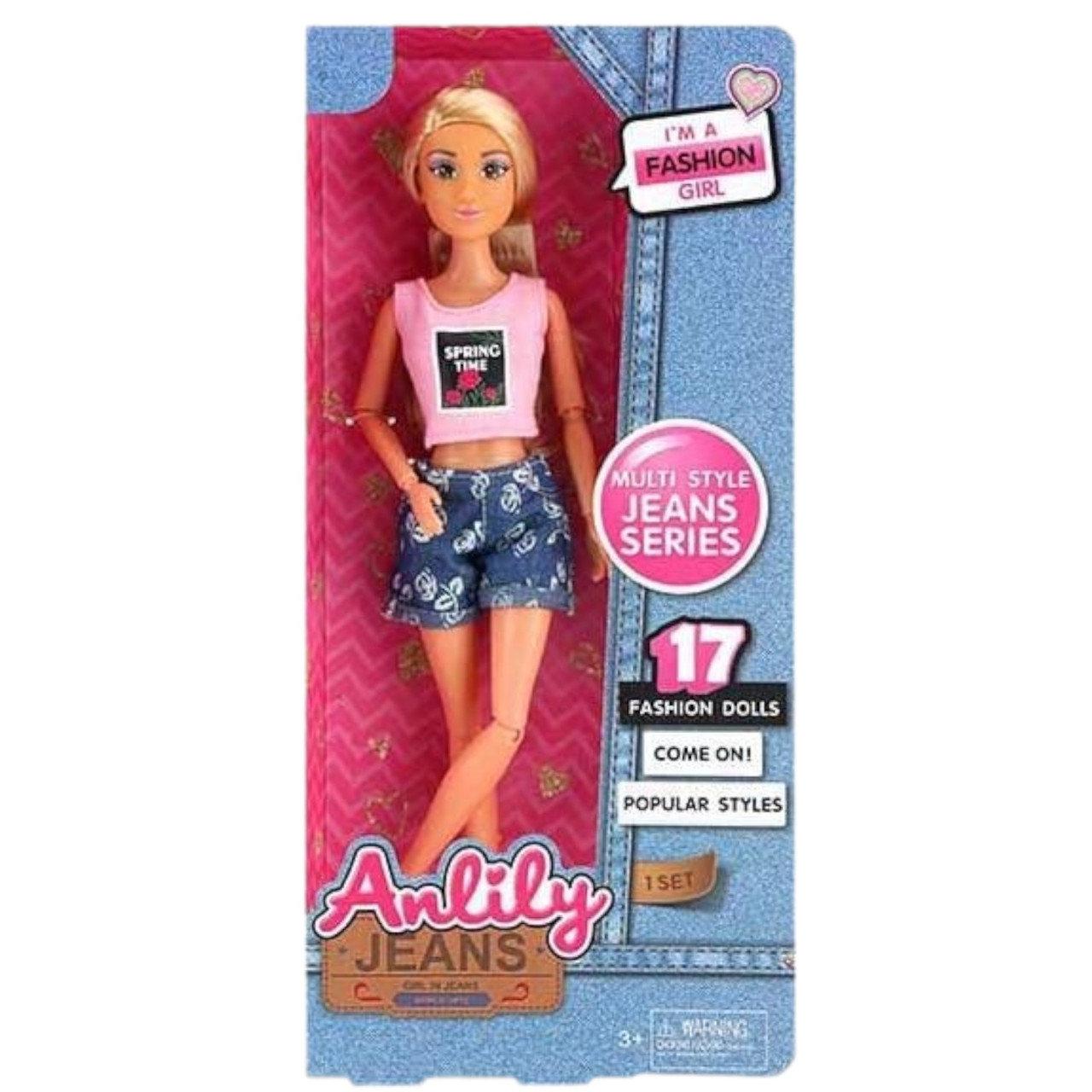 Лялька Anlily (має точки артикуляції, знімний одяг, висота 30 см, у коробці) 616060 E, фото 1