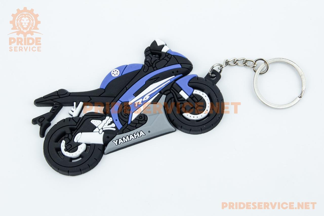 Брелок мото "YAMAHA R6", гумовий 90х60 мм, поліграфія, SV-502447