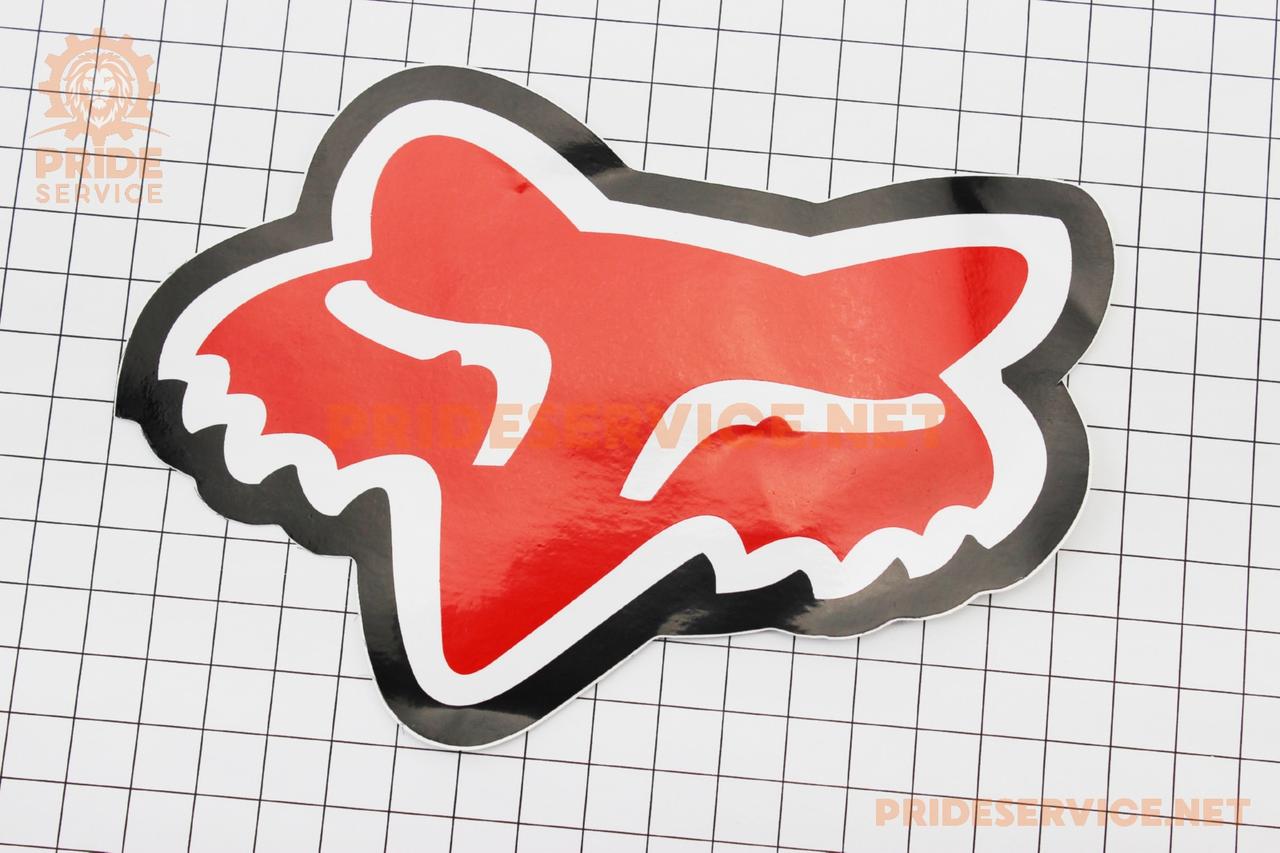 Наклейка "FOX" (16х11см), тип 2, поліграфія, SV-502456