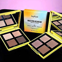 Палітра для контурінгу обличчя 3 в 1 Topface Maestro Academy Mineralist Contour