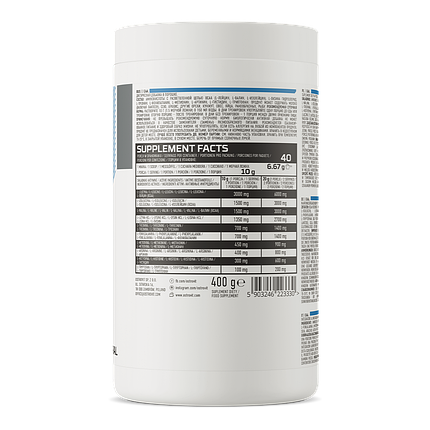 Амінокислотний комплекс OstroVit EAA 400 g Natural, фото 3