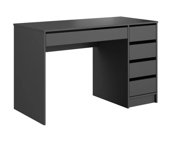 Письмовий стіл Ada 5 шухляд 120*55 см Антрацит TM Perfect Home