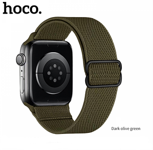 Ремінець Hoco WA04 для Apple Watch (38 / 40 / 41mm) / dark green