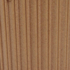 Горщик пластмасовий Mika Cyli Petit ECO WOOD натуральне дерево 14см., фото 4
