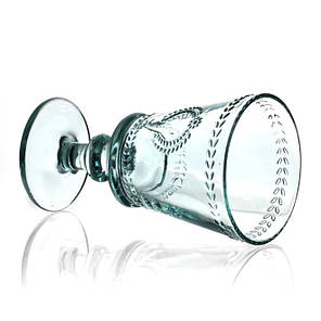 Комплект світло-бірюзових скляних склянок Ecila Light 280мл. 2 шт. 35987, фото 3