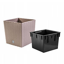 Вкладка пластмасова квадратна PROSPERPLAST IPWKS 35x35см., фото 4
