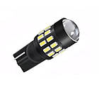 T10 W5W 12-24V з лінзою Габарити світлодіодні LED, фото 3