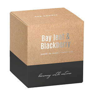 Свічка ароматична соєва Bispol Bay Leaf & Blackberry 27716, фото 4