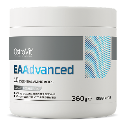 Амінокислота OstroVit EAAdvanced 360 g Green Apple, фото 1