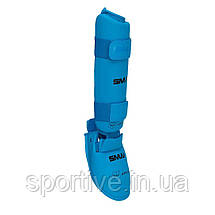 Захист гомілки та стопи з ліцензією WKF | синя | SMAI SM P102, фото 3