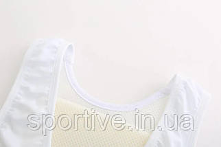 Захист тулуба з ліцензією WKF | білий | SMAI SMB129, фото 4