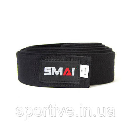 Пояс для кімоно Deluxe | чорний | SMAI SM B002B, фото 2