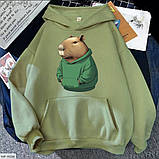 Круте жіноче худі з копібарою, фото 6