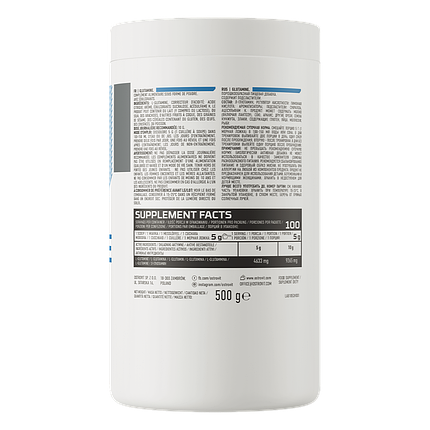 Глютамин Ostrovit Glutamine 500 g Orange, фото 2
