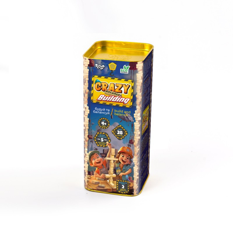 Розвивальна настільна гра «Crazy Balance Building» Danko Toys CBB-01, фото 1