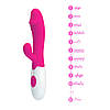 Кролик вібратор для вагінально-кліторальної стимуляції Vibrator Rabbit масажер для точки G, фото 3