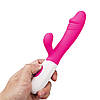 Кролик вібратор для вагінально-кліторальної стимуляції Vibrator Rabbit масажер для точки G, фото 7