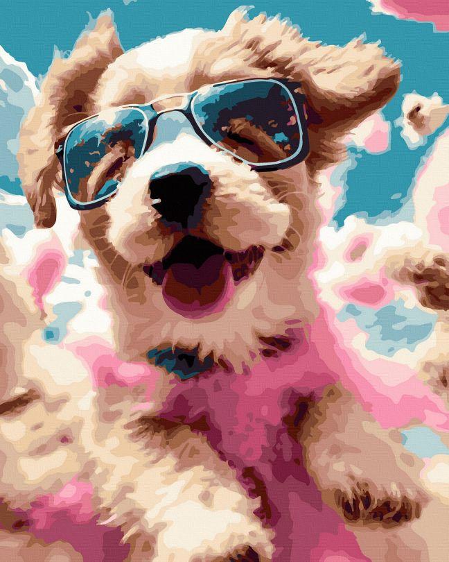 Картина за номерами Собачка на відпочинку (NIK-N825) 40 х 50 см, фото 1