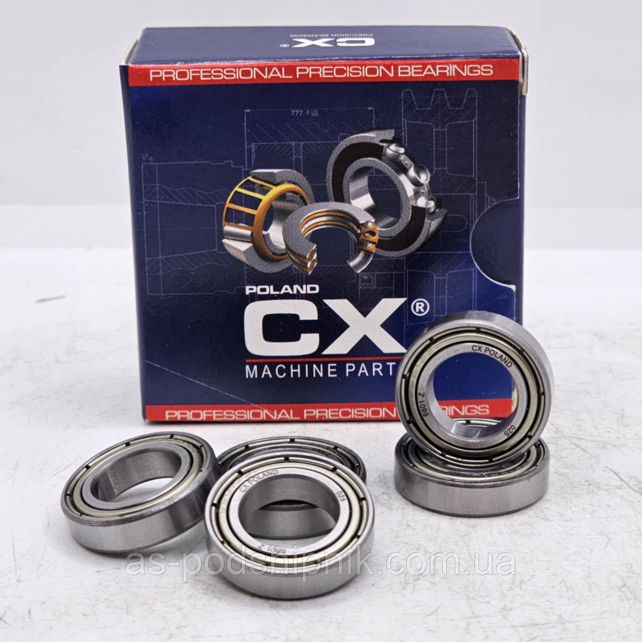 Підшипник 61801-ZZ (1000801 CX POLAND, фото 1