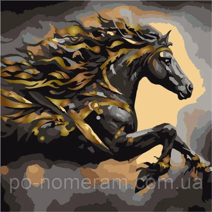 Картина за номерами ArtStory Кінь ДВП (AS2103) 30 х 30 см