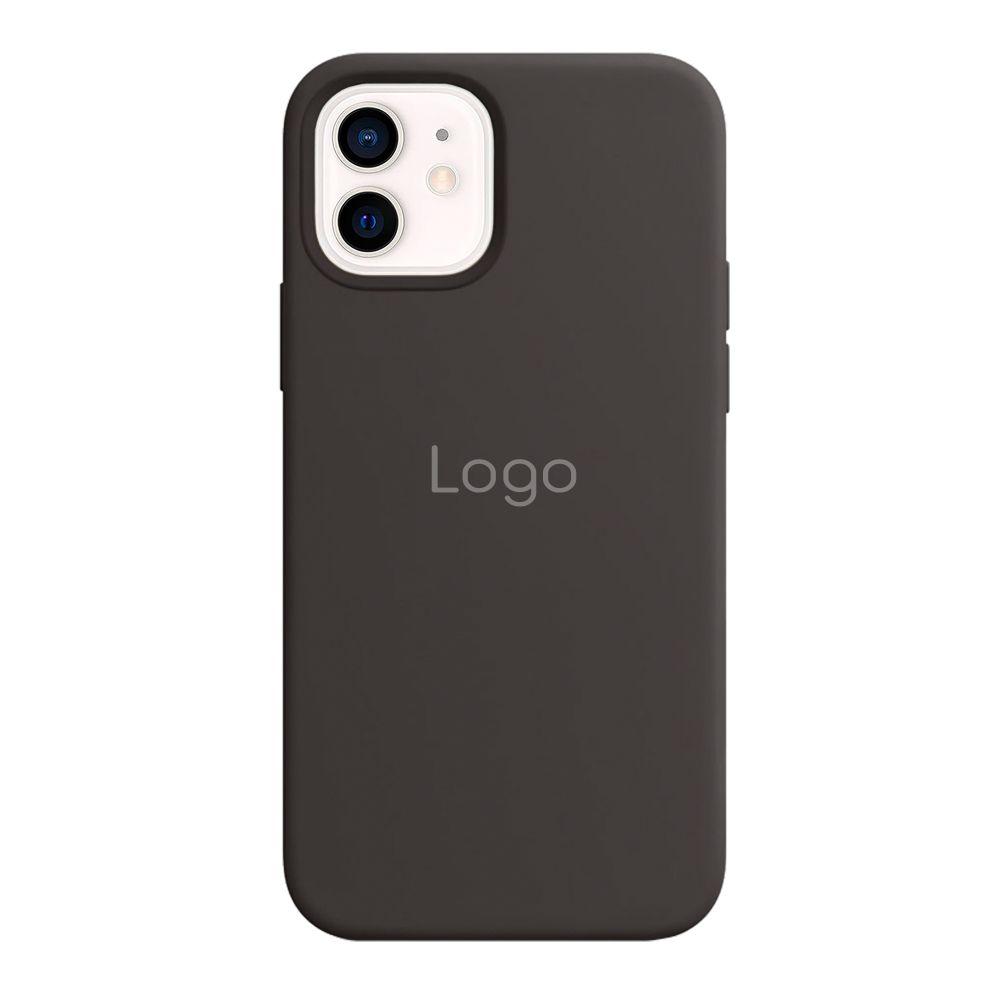 Чохол Silicone Case with MagSafe для iPhone 12/12 Pro Колір Black, фото 1
