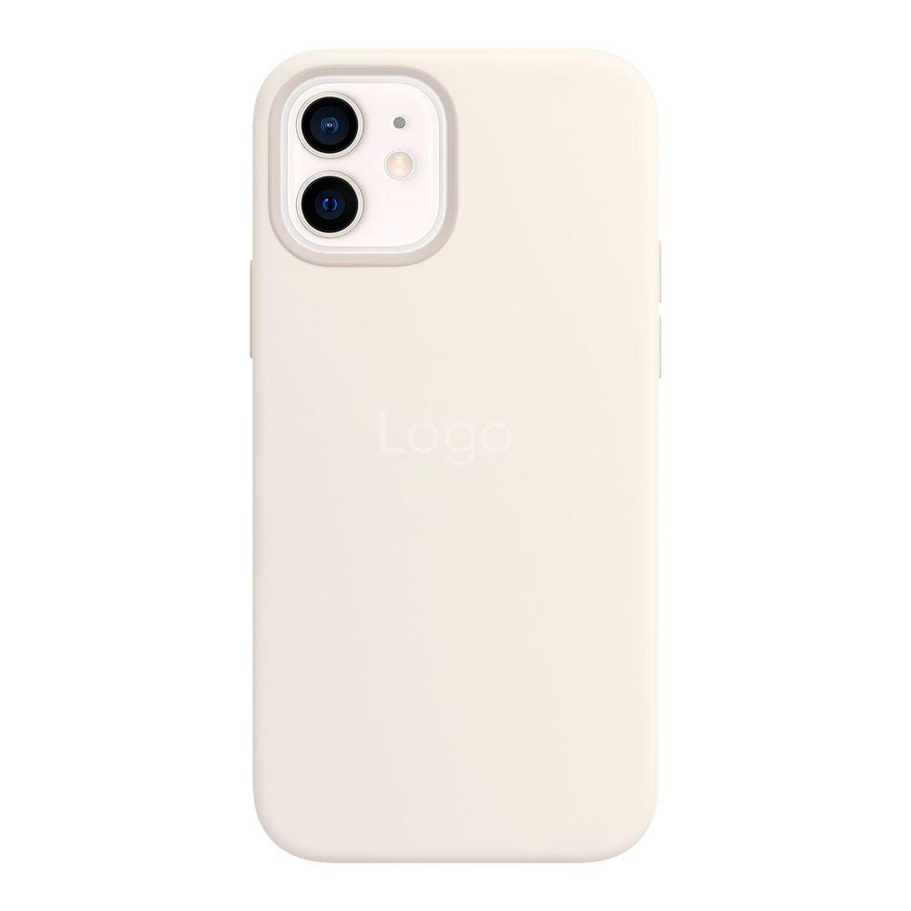 Чохол Silicone Case with MagSafe для iPhone 12/12 Pro Колір White, фото 1
