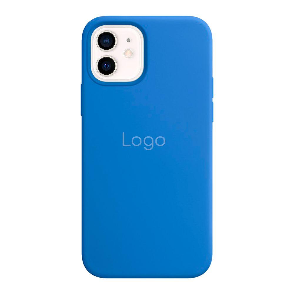Чохол Silicone Case with MagSafe для iPhone 12/12 Pro Колір Capri Blue, фото 1
