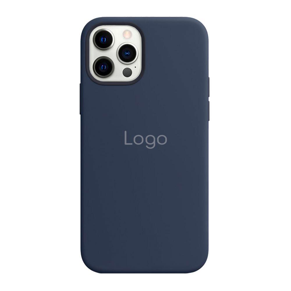 Чохол Silicone Case with MagSafe для iPhone 12 Pro Max Колір Deep Navy, фото 1