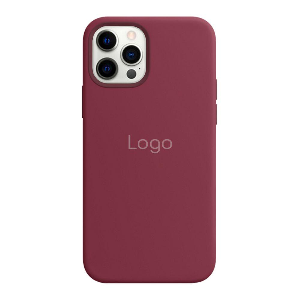 Чохол Silicone Case with MagSafe для iPhone 12 Pro Max Колір Plum, фото 1