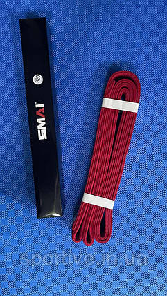 Пояс для кімоно Smai Premium Version WKF | Червоний | SMAI SM B005RWKF, фото 2