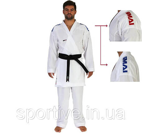 КОМПЛЕКТ КІМОНО (2 КУРТКИ І 1 ШТАНИ) "JIN KUMITE GI ELITE" PREMIER LEAGUE | БІЛЕ | SMAI AS-034PACK, фото 1