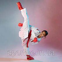 Кімоно для кумеді SMAI INAZUMA GI з червоною вишивкою на плечах | БІЛЕ | SMAI U-INAZ, фото 3