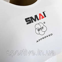 Жіночий захист живота з ліцензією WKF SMAI | Білий | BPW, фото 4