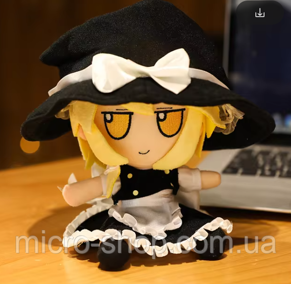 М'яка лялька Маріса Кірісами з гри Тохо Проджект TouHou Project Marisa Kirisame