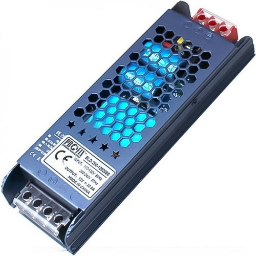 Блок живлення Profix 12V, 20.8A, 250Вт, вузький, негерметичний, металевий корпус