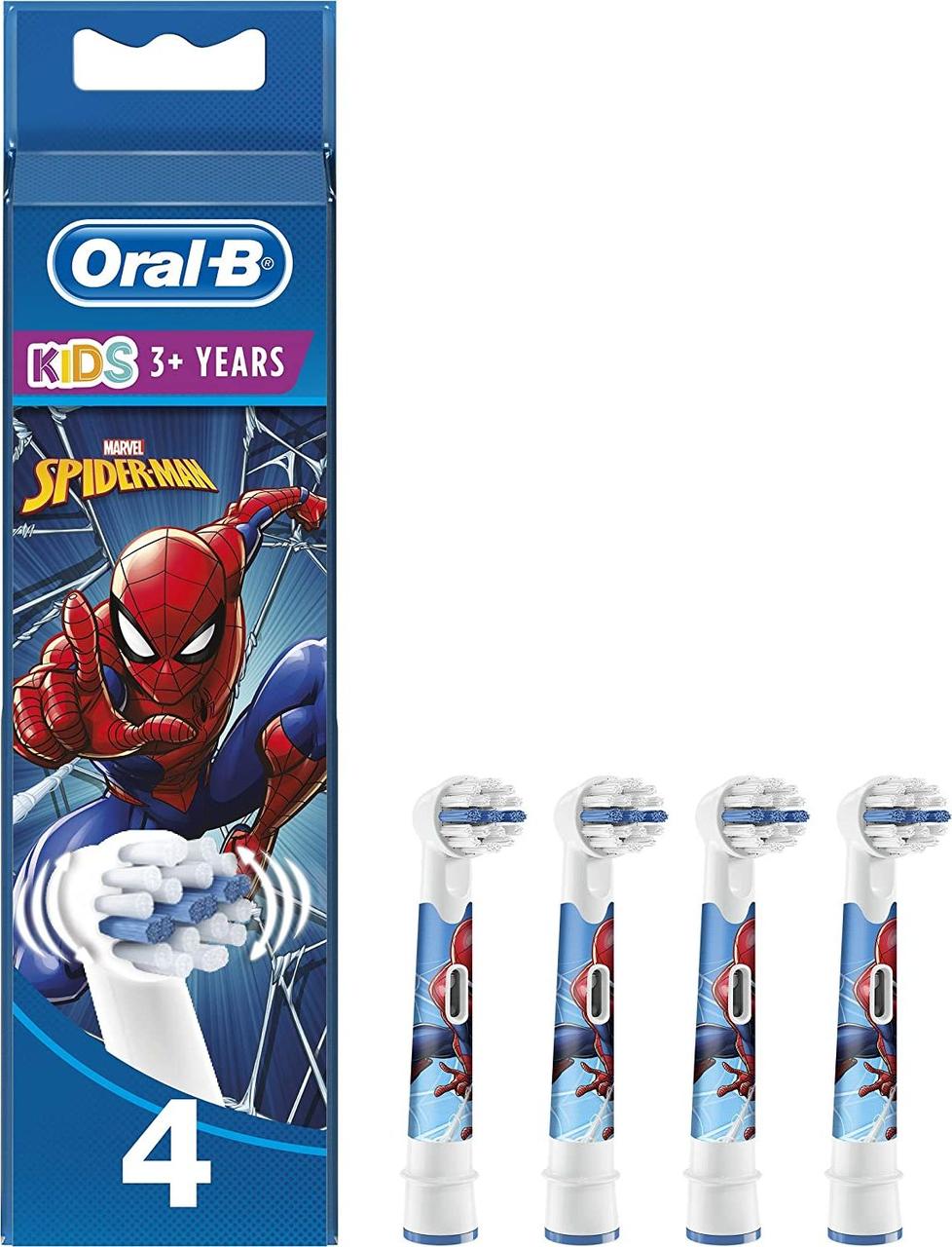 Насадка для дитячої зубної щітки Braun Oral-B Spider-Man (1шт.)